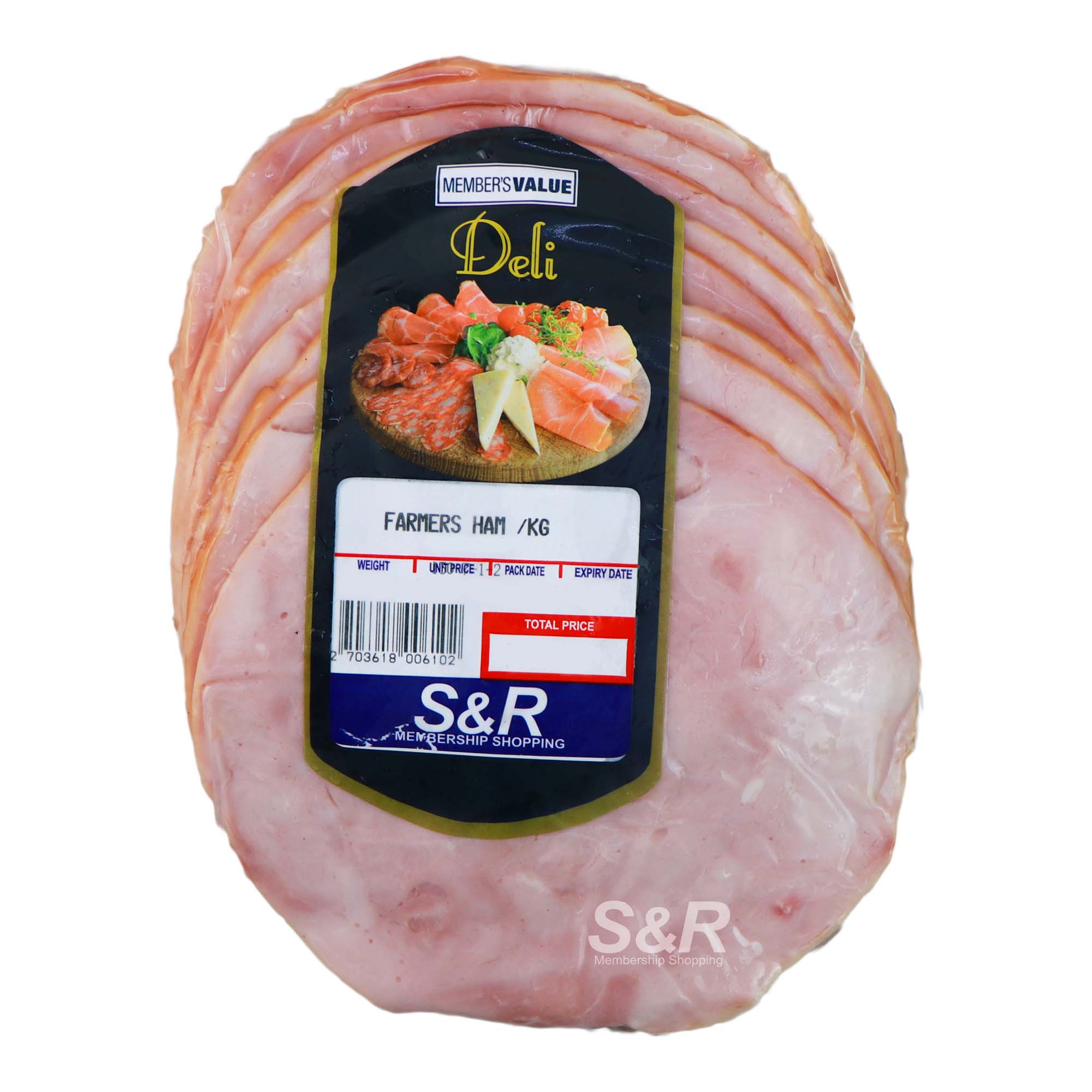 Member's Value Deli Farmers Ham approx. 1kg Member's Value Deli Farmers Ham approx. 1kg